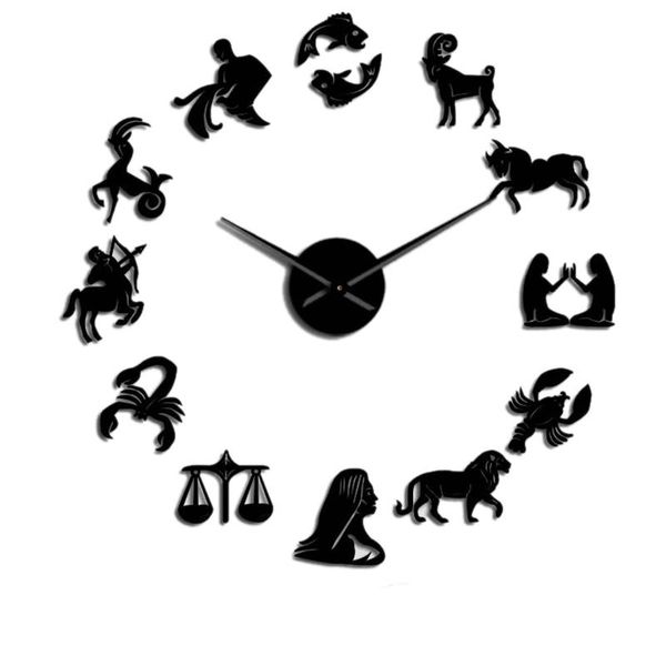 wall clocks 3d watch clock living room quartz acrylic mirror effect home decoration stickers