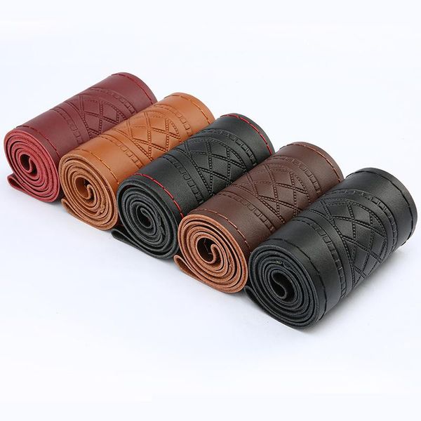 steering wheel covers leather car cover four seasons universal non-slip case steering-wheel interior accessories
steering wheel covers leather car cover four seasons universal non-slip case steering-wheel interior accessories