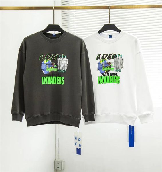 2021 new streetwear thick oversize sweatshirts invaders collection adererror pullover spaceship design ader error hoodie ov32, Black
2021 new streetwear thick oversize sweatshirts invaders collection adererror pullover spaceship design ader error hoodie ov32, Black
