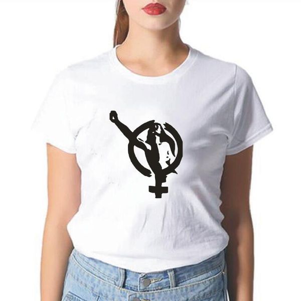 fashion feminism women t shirt summer short sleeve hipster tee femme casual harajuku camisetas mujer women's t-shirt, White
fashion feminism women t shirt summer short sleeve hipster tee femme casual harajuku camisetas mujer women's t-shirt, White