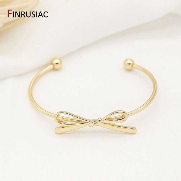 gold plated bow bracelet bangle accessories simple open cuff bangles for women girls fashion jewelry q0719, Black
gold plated bow bracelet bangle accessories simple open cuff bangles for women girls fashion jewelry q0719, Black