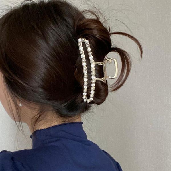 hair accessories 2021 hyperbole pearls metal claw clips big size makeup styling barrettes for women
hair accessories 2021 hyperbole pearls metal claw clips big size makeup styling barrettes for women