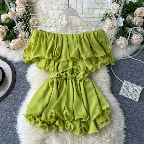 street blusa to woemn ins double-layer mode three-dimensional babados bar neck off-shoulder chiffon t-shirt 4kup, Black
street blusa to woemn ins double-layer mode three-dimensional babados bar neck off-shoulder chiffon t-shirt 4kup, Black