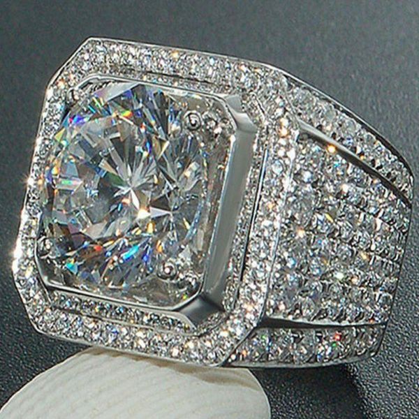 cluster rings full crystal big stone stainless steel for man fashion mens signet ring silver iced out wedding bands anel masculino, Golden;silver
cluster rings full crystal big stone stainless steel for man fashion mens signet ring silver iced out wedding bands anel masculino, Golden;silver