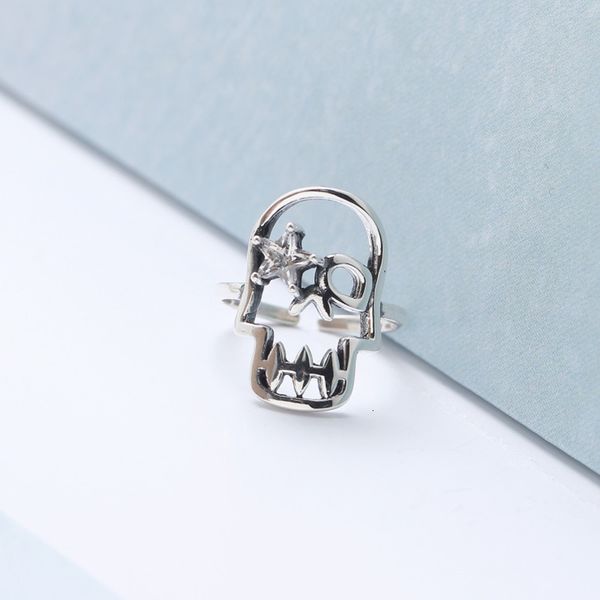 tyj0149 us personalized skull ring s925 silver five pointed star zircon skull ring female
tyj0149 us personalized skull ring s925 silver five pointed star zircon skull ring female