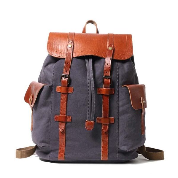 outdoor bags travel bag high-capacity backpacks fashion strap zipper solid casual canvas designer for men
outdoor bags travel bag high-capacity backpacks fashion strap zipper solid casual canvas designer for men