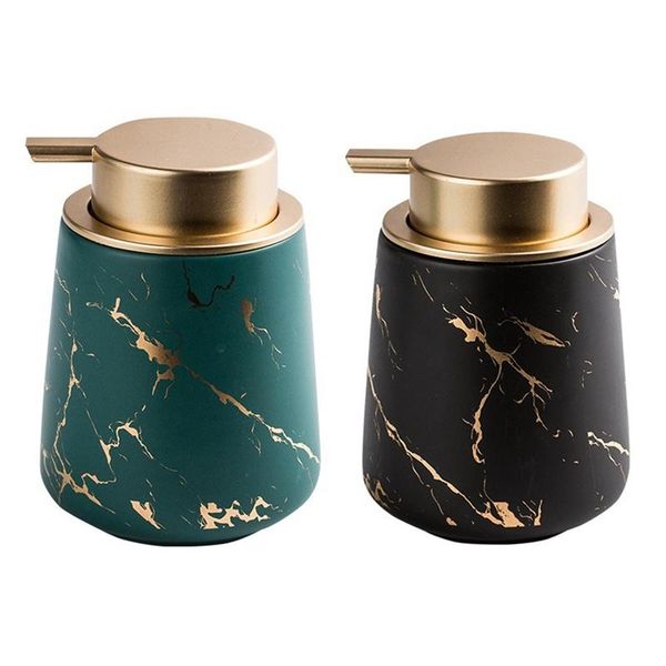 2x imitate marble ceramic hand soap dispenser,portable refillable liquid shampoo & lotion jar,400ml,green & black
2x imitate marble ceramic hand soap dispenser,portable refillable liquid shampoo & lotion jar,400ml,green & black