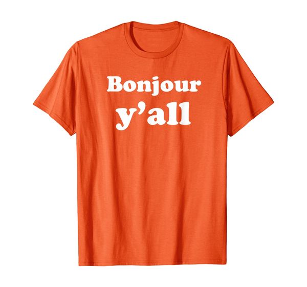 fun southern french louisiana shirt bonjour y'all nawlins' t-shirt, White;black
fun southern french louisiana shirt bonjour y'all nawlins' t-shirt, White;black