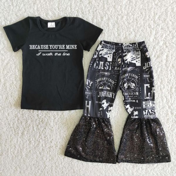 wholesale baby girl music fashionable black singer tassel shirt bells pants sequins outfit children sets boutique kids clothes, White
wholesale baby girl music fashionable black singer tassel shirt bells pants sequins outfit children sets boutique kids clothes, White