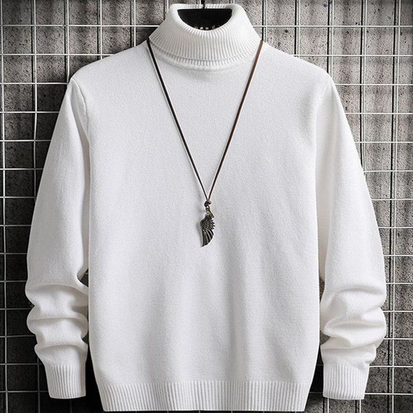 autumn knitting acrylic long sleeve men sweater high collar soft warm pure color pullovers casual sweater, White;black
autumn knitting acrylic long sleeve men sweater high collar soft warm pure color pullovers casual sweater, White;black