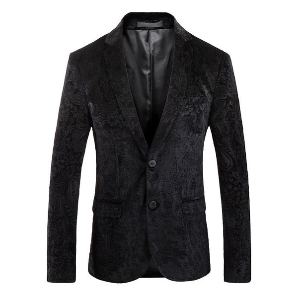 2021 new boutique fashion wedding dress men's casual suit jacket male blazer stage performance clothing, White;black
2021 new boutique fashion wedding dress men's casual suit jacket male blazer stage performance clothing, White;black