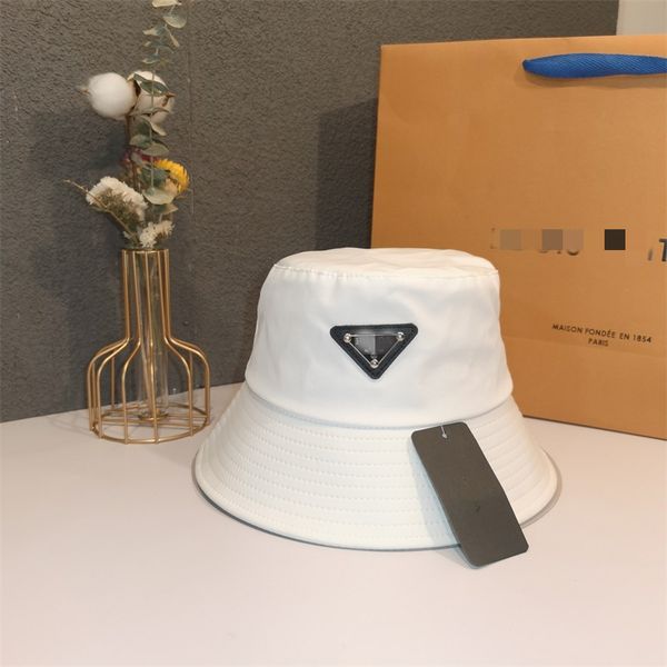 2021 new fashion brand bucket hat men women leisure cap metal inverted triangle sunshade hats, Blue;gray
2021 new fashion brand bucket hat men women leisure cap metal inverted triangle sunshade hats, Blue;gray