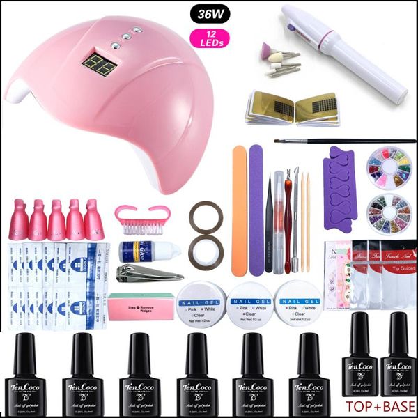 nail art kits set 80/45w uv led lamp for manicure gel polish kit varnish electric drill sets tools
nail art kits set 80/45w uv led lamp for manicure gel polish kit varnish electric drill sets tools