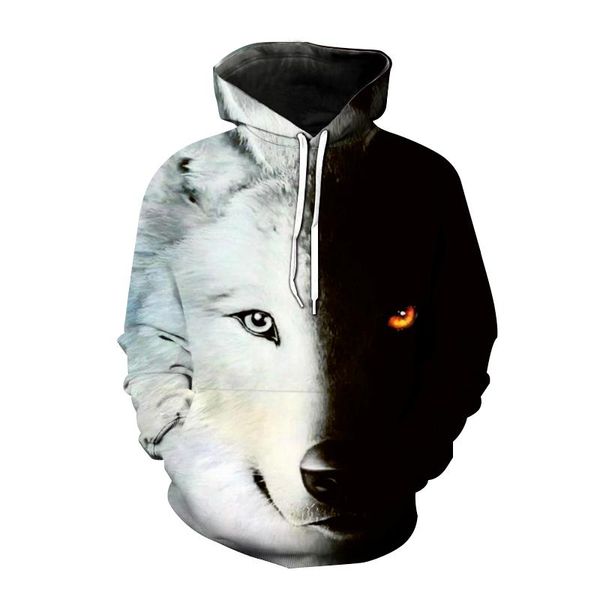 men's hoodies & sweatshirts animal wolf 3d print men women fashion hooded sweatshirt casual hip hop hoodie pullover trendy coat, Black
men's hoodies & sweatshirts animal wolf 3d print men women fashion hooded sweatshirt casual hip hop hoodie pullover trendy coat, Black