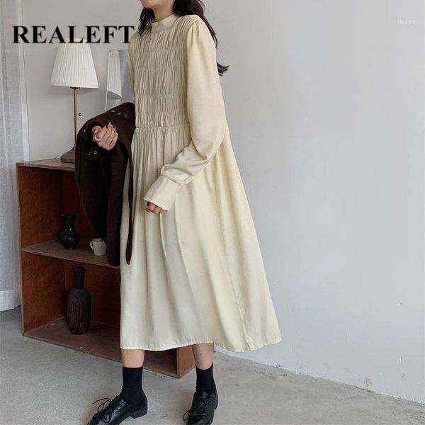 casual dresses realeft spring summer 2021 korean style pleated dress women's long sleeve high waist loose1, Black;gray
casual dresses realeft spring summer 2021 korean style pleated dress women's long sleeve high waist loose1, Black;gray