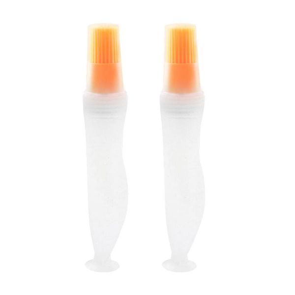 2 pcs/set silicone oil brush high temperature barbecue baking grease brushes bbq oil bottle brush with lid kitchen tools
2 pcs/set silicone oil brush high temperature barbecue baking grease brushes bbq oil bottle brush with lid kitchen tools