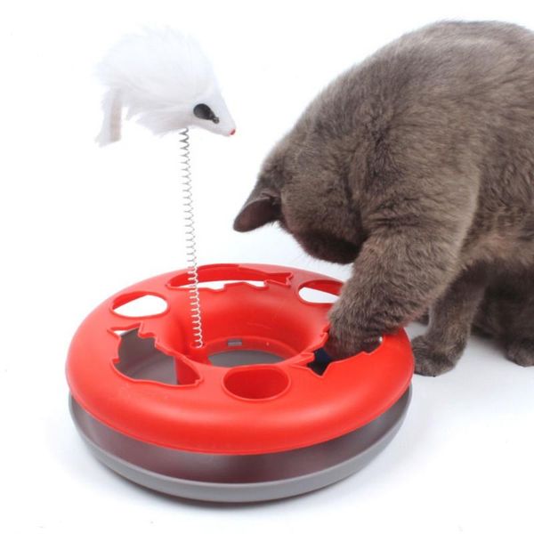 cat toys 4 colos training single-layer amusement plate mouse turntable pet interactive supplies toy 
cat toys 4 colos training single-layer amusement plate mouse turntable pet interactive supplies toy