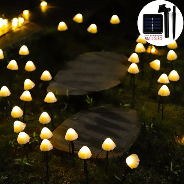 solar lamps led string lights outdoor decor fairy mushroom ip65 waterproof light year christmas for garden decoration
solar lamps led string lights outdoor decor fairy mushroom ip65 waterproof light year christmas for garden decoration