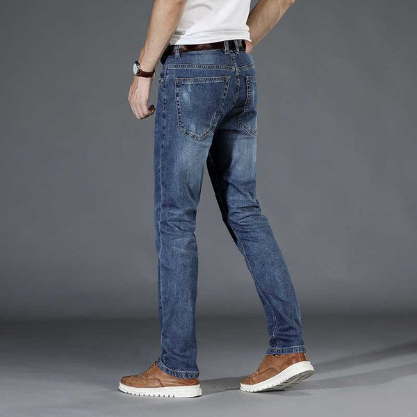 men's jeans mens fashion straight cotton distressed slim stretch men denim pants solid male trousers streetwear whsc 5v3v, Blue
men's jeans mens fashion straight cotton distressed slim stretch men denim pants solid male trousers streetwear whsc 5v3v, Blue