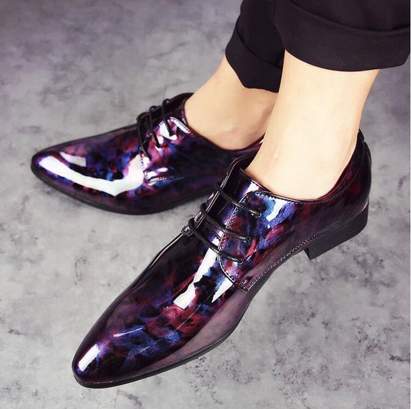 wedding dress shoes men oxfords male patent leather formal business shoes for men zapatos homme high quality, Black
wedding dress shoes men oxfords male patent leather formal business shoes for men zapatos homme high quality, Black