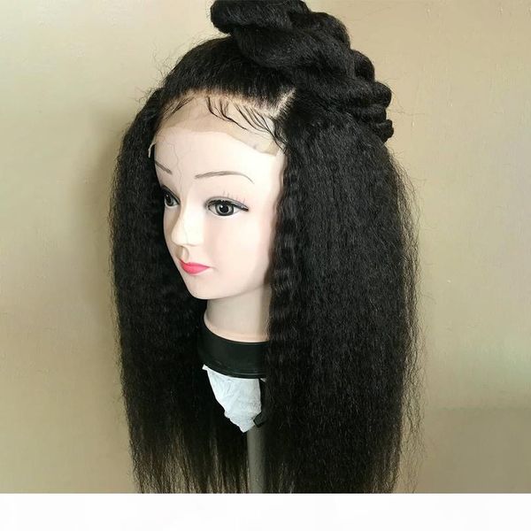 kinky straight wig 13x4 lace front human hair wigs for women pre plucked with baby hair brazilian remy italian yaki human waa, Black;brown
kinky straight wig 13x4 lace front human hair wigs for women pre plucked with baby hair brazilian remy italian yaki human waa, Black;brown