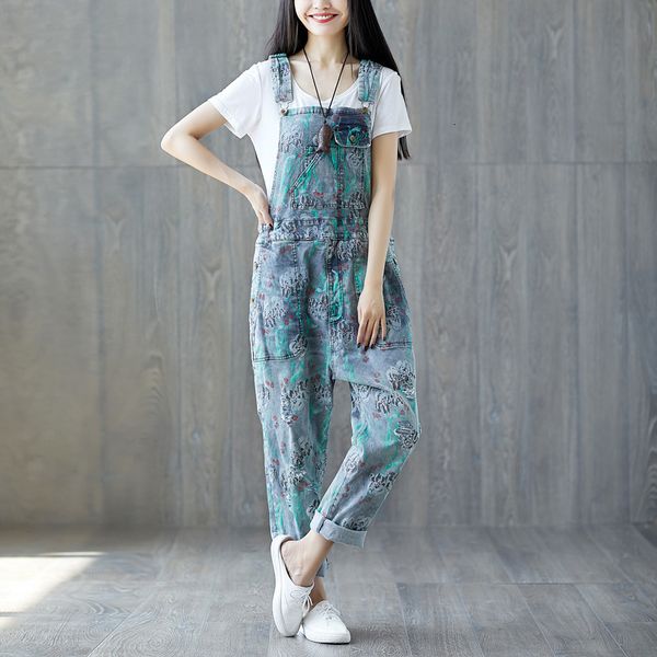women's jumpsuits & rompers women in baggy bib overalls hare casual jeans floral impression fall down washed crotch pants denim yt614 h, Black;white
women's jumpsuits & rompers women in baggy bib overalls hare casual jeans floral impression fall down washed crotch pants denim yt614 h, Black;white