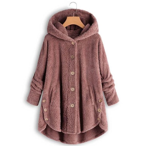 women's jackets button style female long sleeve winter coats solid color ladies hooded wool out wear, Black;brown
women's jackets button style female long sleeve winter coats solid color ladies hooded wool out wear, Black;brown