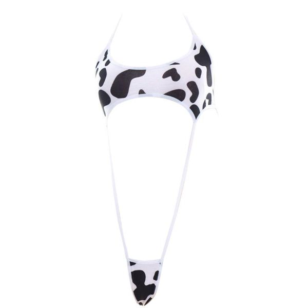 one-piece suits women anime cute black white milk cow print bikini bodysuit halter backless cutout micro jumpsuit strappy erotic cospla
one-piece suits women anime cute black white milk cow print bikini bodysuit halter backless cutout micro jumpsuit strappy erotic cospla