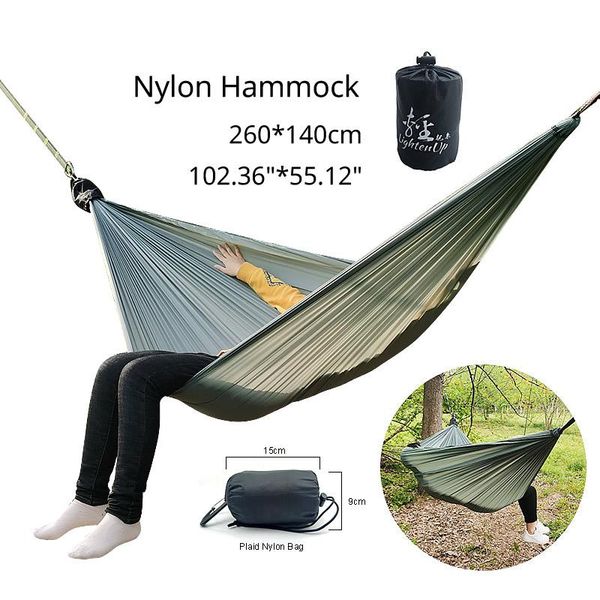 camping hammock double & single portable hammocks with 2 tree straps, lightweight nylon parachute hammocks for backpacking
camping hammock double & single portable hammocks with 2 tree straps, lightweight nylon parachute hammocks for backpacking