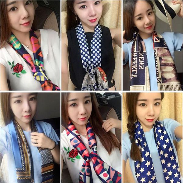 2021 fashion spring and autumn satin ribbon long silk scarf small scarf womens long ornaments scarf rectangular tie silk, Silver
2021 fashion spring and autumn satin ribbon long silk scarf small scarf womens long ornaments scarf rectangular tie silk, Silver