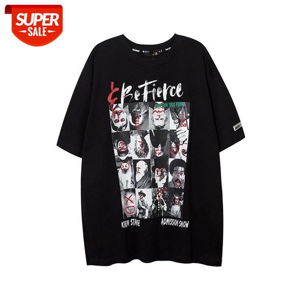 SEVEYFAN 2021 Men's Fashion Characters Plaid Printed Tees Hip Hop Oversize Tees Summer Short Sleeve Cotton Tops for Male #zG39, White;black
SEVEYFAN 2021 Men's Fashion Characters Plaid Printed Tees Hip Hop Oversize Tees Summer Short Sleeve Cotton Tops for Male #zG39, White;black