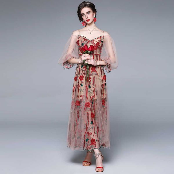 embroidery floral mesh women's dres female summer elegant party lady vestidos 210529, Black;gray
embroidery floral mesh women's dres female summer elegant party lady vestidos 210529, Black;gray