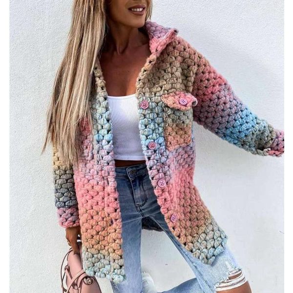 women's wool & blends mandylandy winter printed woolen jackets single breasted women coats autumn loose long sleeve outwear jacket, Black
women's wool & blends mandylandy winter printed woolen jackets single breasted women coats autumn loose long sleeve outwear jacket, Black