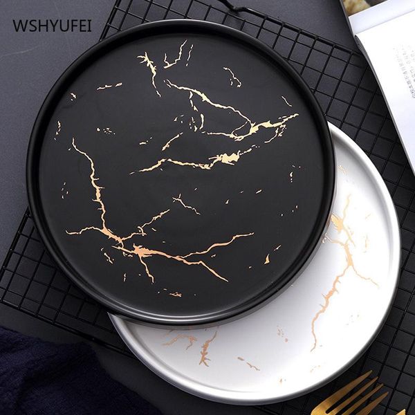 dishes & plates nordic style natural marble tray rack storage cake golden handle sushi fruit cutting board exquisite kitchen supplies
dishes & plates nordic style natural marble tray rack storage cake golden handle sushi fruit cutting board exquisite kitchen supplies
