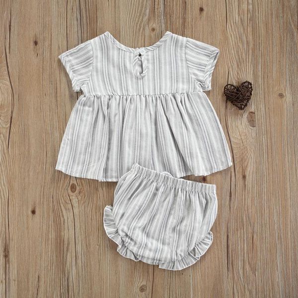 clothing sets baby girl casual t-shirt and shorts set fresh stripe short sleeve triangle pants, White
clothing sets baby girl casual t-shirt and shorts set fresh stripe short sleeve triangle pants, White