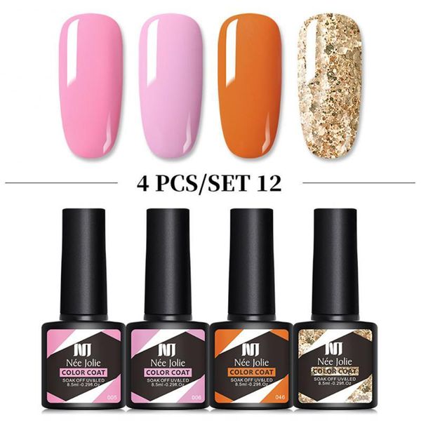 nail gel 4 color glitter sequins art varnish semi permanent polish soak off matte base coat manicure tslm2, Red;pink
nail gel 4 color glitter sequins art varnish semi permanent polish soak off matte base coat manicure tslm2, Red;pink