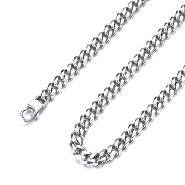 chain necklace men stainless steel hip hop men necklace cuban link long necklaces jewelry on the neck gifts for male wholesale, Silver
chain necklace men stainless steel hip hop men necklace cuban link long necklaces jewelry on the neck gifts for male wholesale, Silver