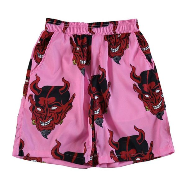 men's shorts 2021 summer hawaii beach men devil full print fashion harajuku casual hip hop knee length short streetwear, White;black
men's shorts 2021 summer hawaii beach men devil full print fashion harajuku casual hip hop knee length short streetwear, White;black