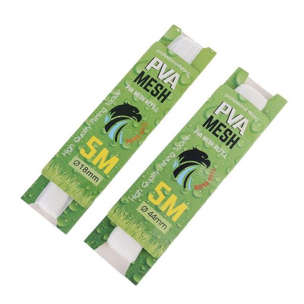 5m pva soluble fishing net refill stocking feeder trap bait bag water dissolve protect fishnet lure filling storage
5m pva soluble fishing net refill stocking feeder trap bait bag water dissolve protect fishnet lure filling storage