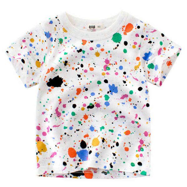2021 summer new boys girls colourful t shirt for child baby toddler cotton clothes children tees kids 1-9 years g1209, Blue
2021 summer new boys girls colourful t shirt for child baby toddler cotton clothes children tees kids 1-9 years g1209, Blue