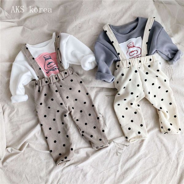 ankesong children's clothing men's women's autumn and winter corduroy carrying pants baby plush sweater two piece set, Blue
ankesong children's clothing men's women's autumn and winter corduroy carrying pants baby plush sweater two piece set, Blue