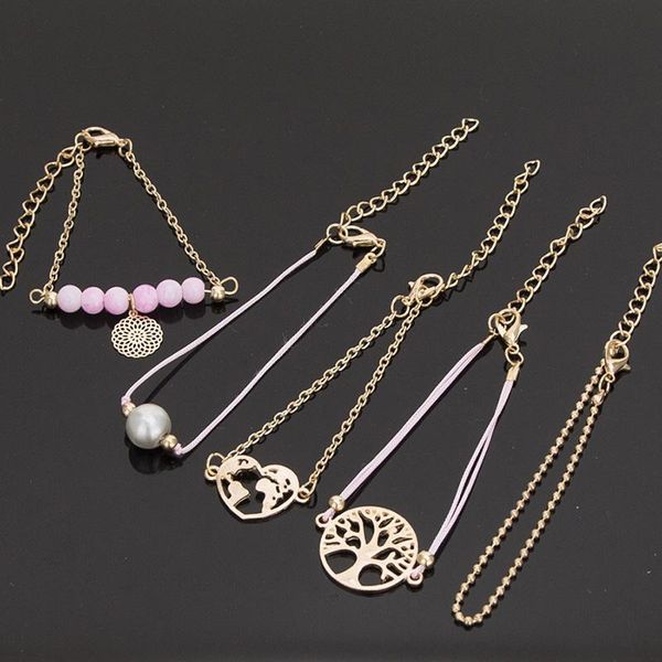 charm bracelets aiboduo 2021 rope chain classic bohemian handmade weave heart bracelet sets women jewelry christmas gift b00020, Golden;silver
charm bracelets aiboduo 2021 rope chain classic bohemian handmade weave heart bracelet sets women jewelry christmas gift b00020, Golden;silver