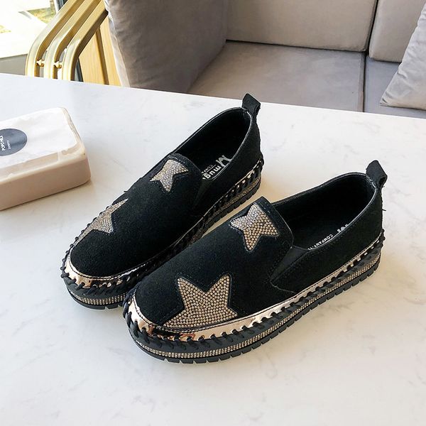 2021 new women spring autumn sneaker slip on crystal vulcanized shoes woman casual flat soft walking footwear zapatos de mujer zxxo, Black
2021 new women spring autumn sneaker slip on crystal vulcanized shoes woman casual flat soft walking footwear zapatos de mujer zxxo, Black