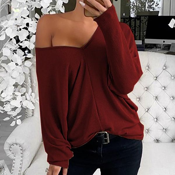women's t-shirt 2021 spring autumn long sleeve women casual v-neck solid color lady plus size tees fashion female t-shirts, White
women's t-shirt 2021 spring autumn long sleeve women casual v-neck solid color lady plus size tees fashion female t-shirts, White