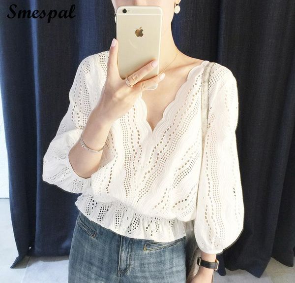 women's blouses & shirts women luxurious chic hollow out details v neck white shirt with puff sleeve blusas mujer de moda
women's blouses & shirts women luxurious chic hollow out details v neck white shirt with puff sleeve blusas mujer de moda