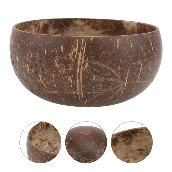 1pc multi-purpose coconut wood bowl household coconut shell dessert salad bowl
1pc multi-purpose coconut wood bowl household coconut shell dessert salad bowl