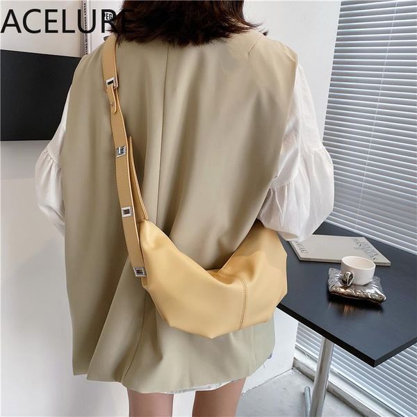 evening bags acelure white brown pu leather zipper hobos soft high capcity half moon shoulder bag for women casual fashion 2021 messenger
evening bags acelure white brown pu leather zipper hobos soft high capcity half moon shoulder bag for women casual fashion 2021 messenger