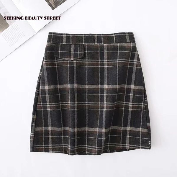 skirts short skirt and wool retro half-length for winter 2021 tweed checkerboard above knee, mini, Black
skirts short skirt and wool retro half-length for winter 2021 tweed checkerboard above knee, mini, Black