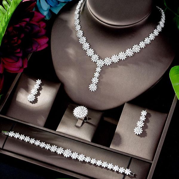 earrings & necklace hibride fashion pendant earring set for women wedding dating luxury cz stone long female christmas n-1200, Silver
earrings & necklace hibride fashion pendant earring set for women wedding dating luxury cz stone long female christmas n-1200, Silver
