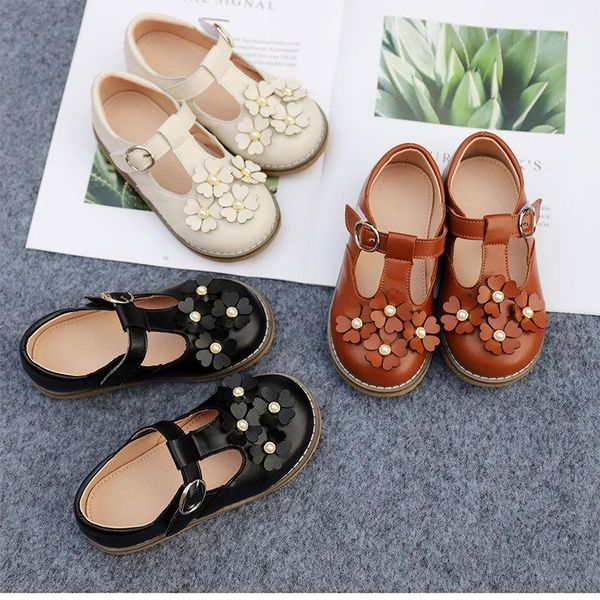 school shoes for girls leather print floral student sandals dress shoes black beige t strap party anti-slippery spring autumn
school shoes for girls leather print floral student sandals dress shoes black beige t strap party anti-slippery spring autumn